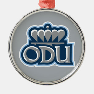 ODU Stacked with Crown Metal Ornament