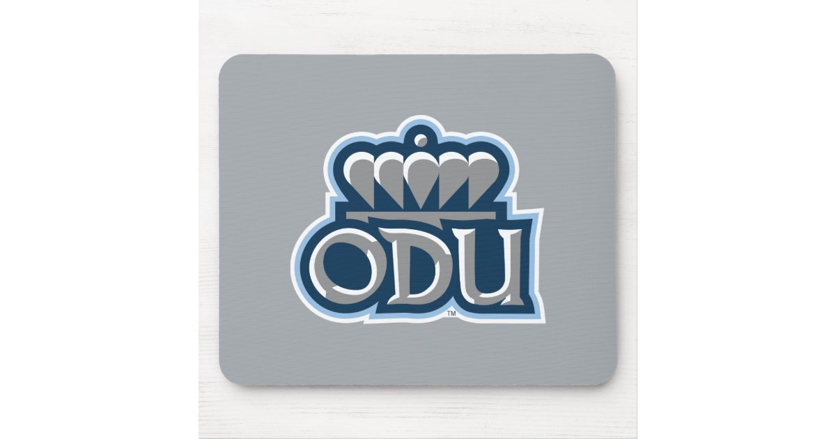 ODU Stacked with Crown Mouse Pad Zazzle