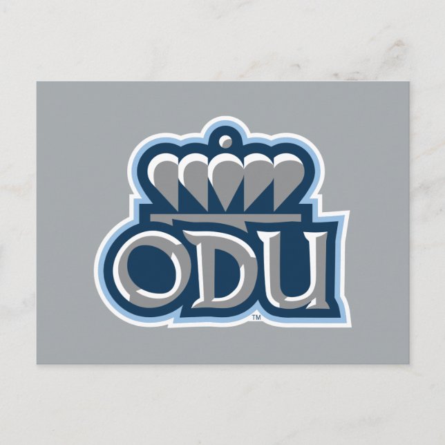 ODU Stacked with Crown Postcard (Front)