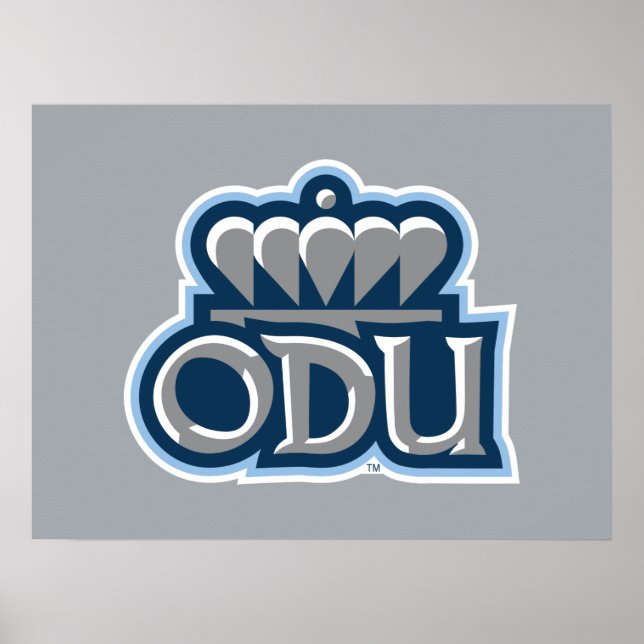 ODU Stacked with Crown Poster (Front)