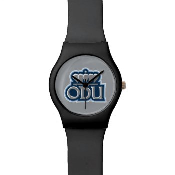 Odu Stacked With Crown Wrist Watch by olddominion at Zazzle