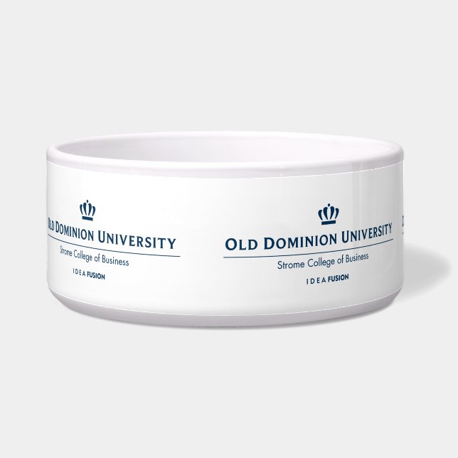 ODU Strome College of Business - Blue Bowl (Left)