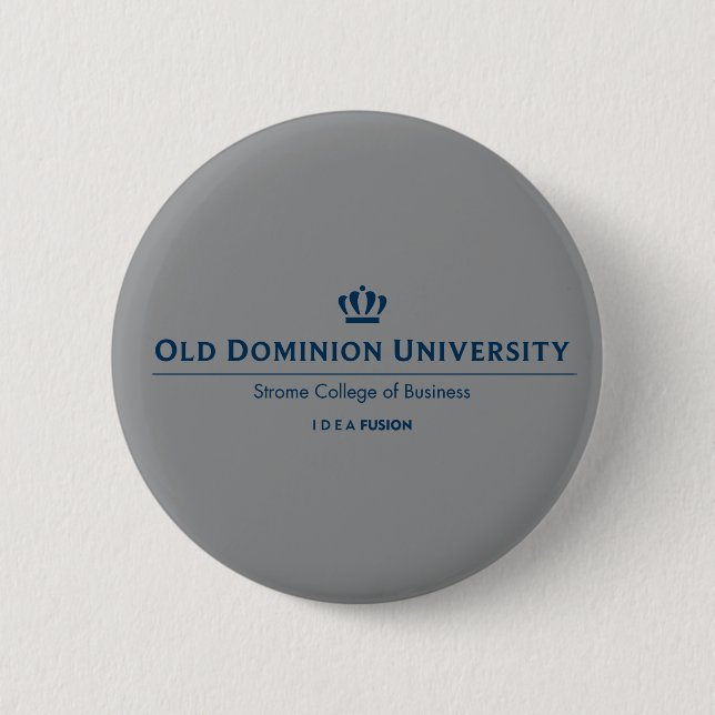 ODU Strome College of Business - Blue Button (Front)