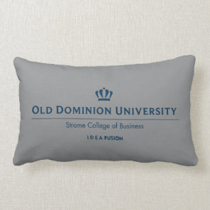 ODU Strome College of Business - Blue Lumbar Pillow