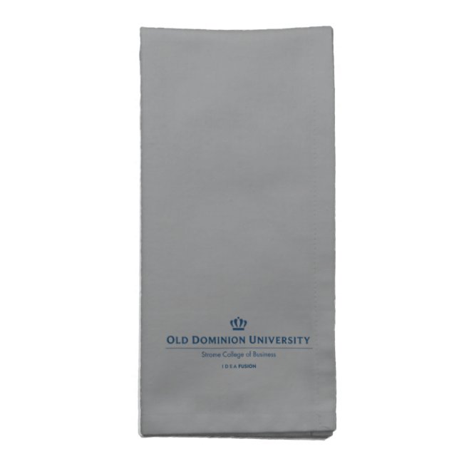 ODU Strome College of Business - Blue Napkin (Folded)