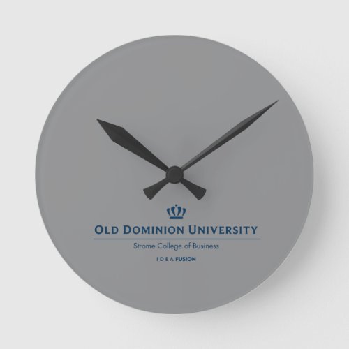 ODU Strome College of Business _ Blue Round Clock