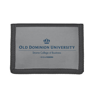 ODU Strome College of Business - Blue Trifold Wallet