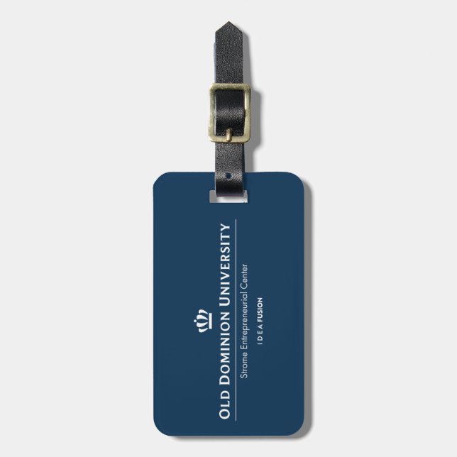 ODU Strome College of Business Luggage Tag (Front Vertical)