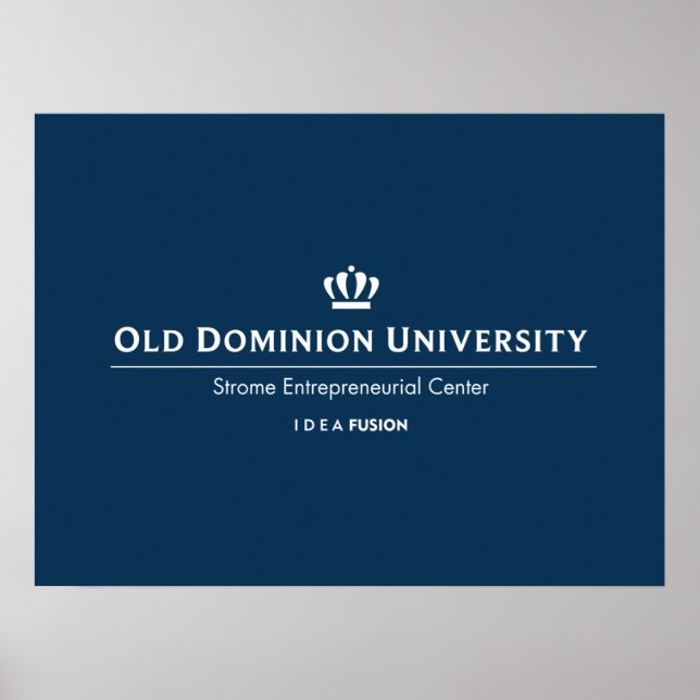 ODU Strome College of Business Poster (Front)