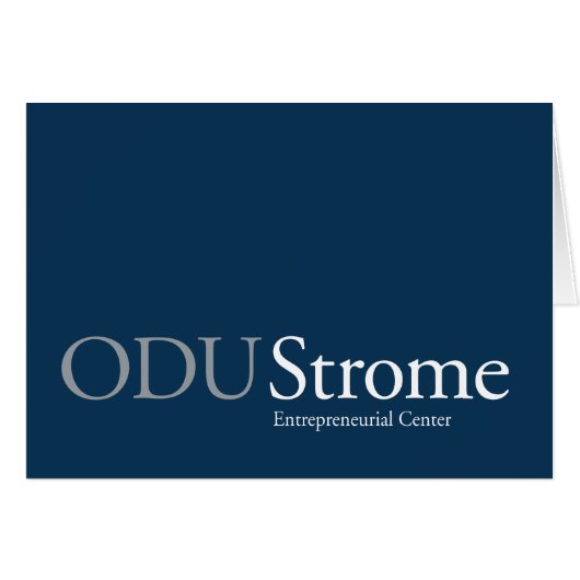 ODU Strome Entrepreneurial Center Cards (Front Horizontal)