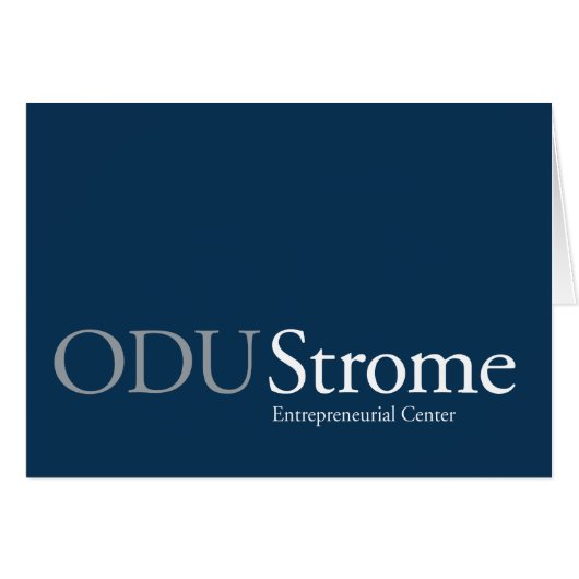 ODU Strome Entrepreneurial Center Cards (Front Horizontal)