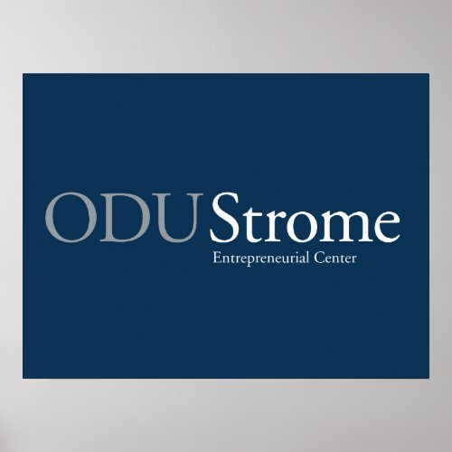 ODU Strome Entrepreneurial Center Poster