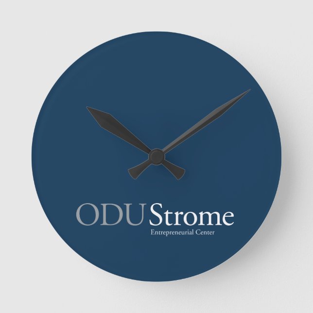 ODU Strome Entrepreneurial Center Round Clock (Front)