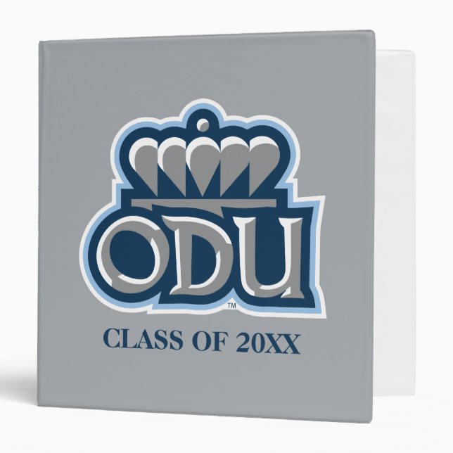 ODU with Crown and Class Year Binder (Front/Inside)