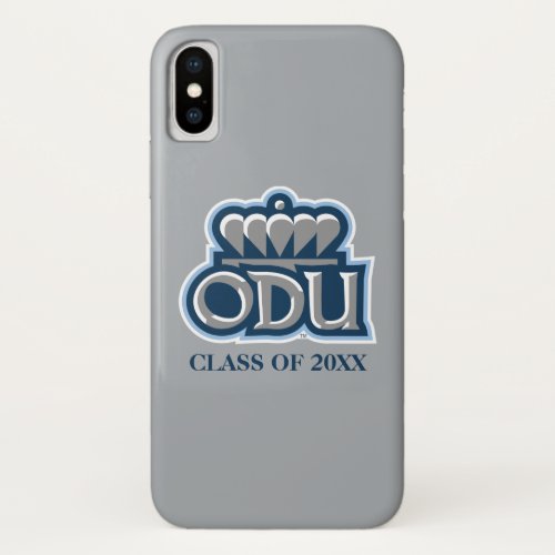 ODU with Crown and Class Year iPhone X Case