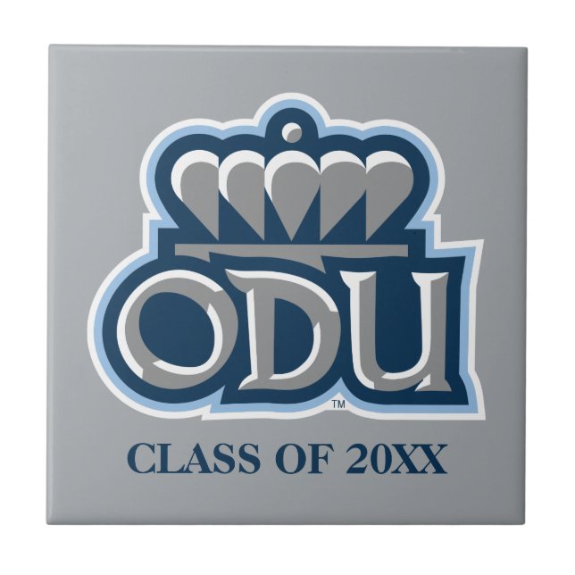 ODU with Crown and Class Year Ceramic Tile (Front)