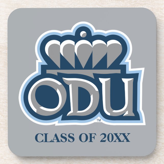 ODU with Crown and Class Year Coaster (Front)
