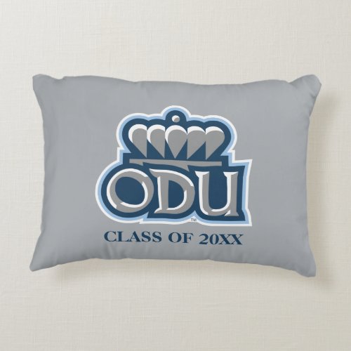 ODU with Crown and Class Year Decorative Pillow