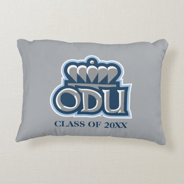 ODU with Crown and Class Year Decorative Pillow (Back)