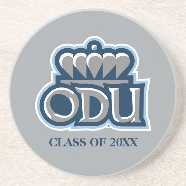 ODU with Crown and Class Year Drink Coaster (Front)
