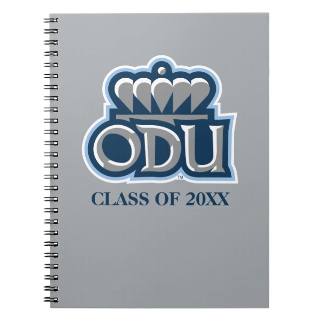 ODU with Crown and Class Year Notebook (Front)