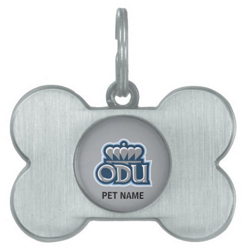ODU with Crown and Class Year Pet ID Tag