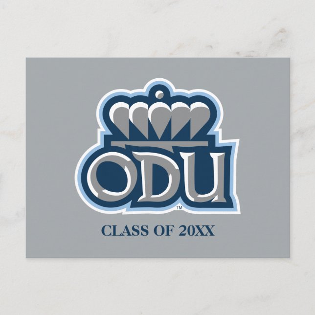 ODU with Crown and Class Year Postcard (Front)