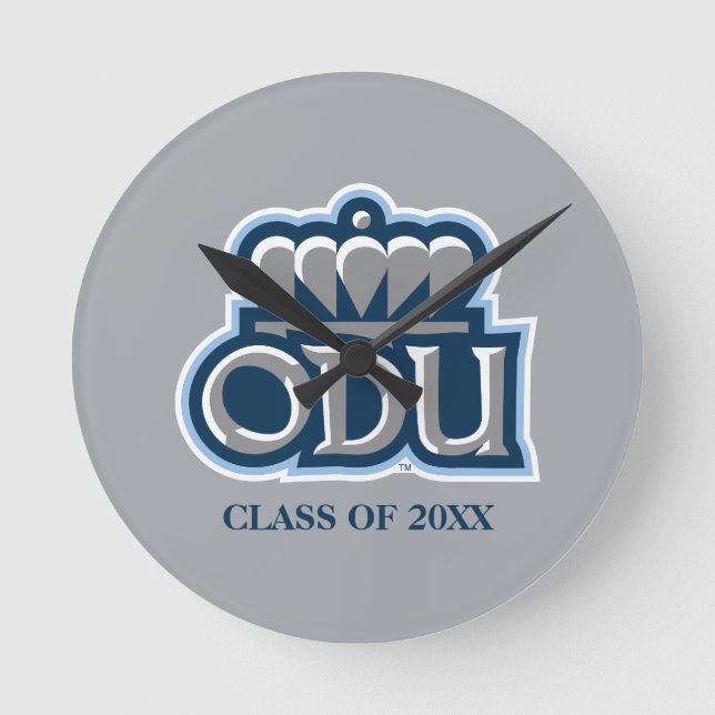 ODU with Crown and Class Year Round Clock (Front)
