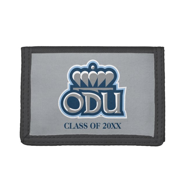 ODU with Crown and Class Year Trifold Wallet (Front)