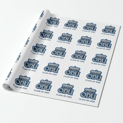 ODU with Crown and Class Year Wrapping Paper