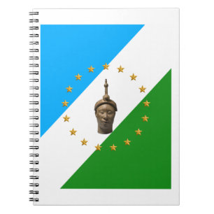 Oduduwa Republic Flag Yoruba Nation Notebook