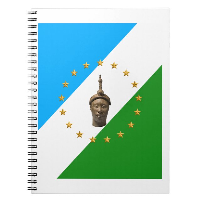 Oduduwa Republic Flag | Yoruba Nation Notebook (Front)