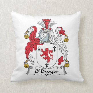 O'Dwyer Family Crest Throw Pillow