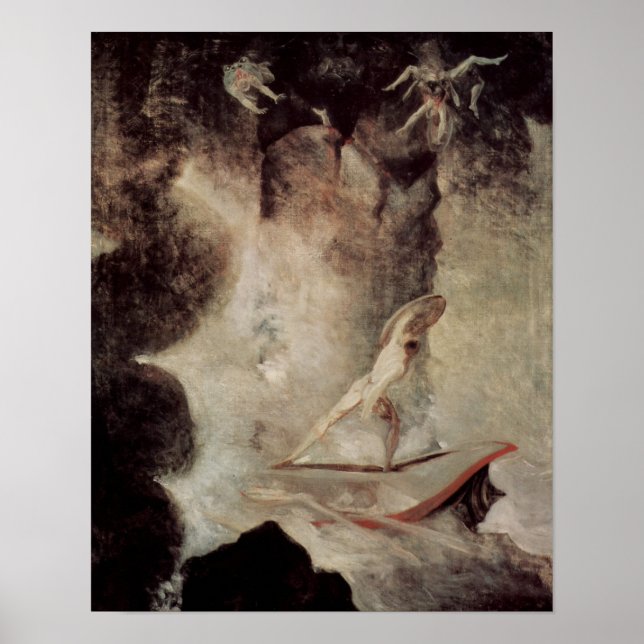 Odysseus In Front Of Scylla And Charybdis Poster (Front)