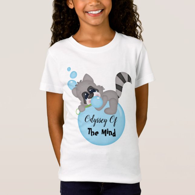 Odyssey Of The Mind Raccoon T-Shirt (Front)