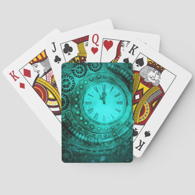 Oean Floor Steampunk Poker Cards (Back)