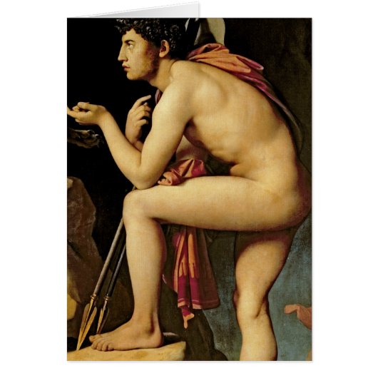 Oedipus and the Sphinx, 1808 Cards (Front)