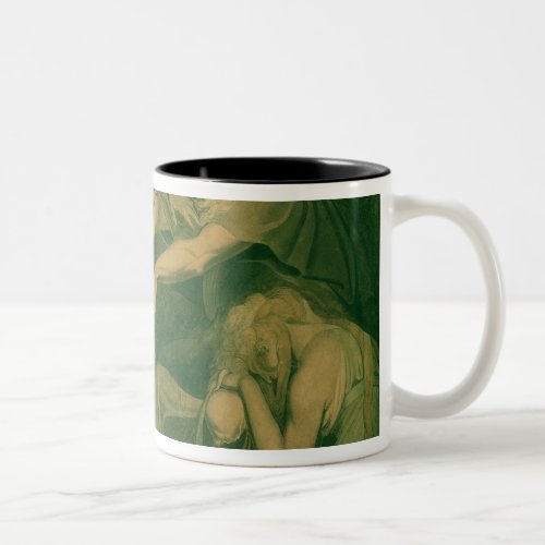 Oedipus cursing his son Polynices _ Go to Ruin S Two_Tone Coffee Mug