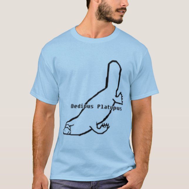 Oedipus Platypus T By: E.A. T-Shirt (Front)