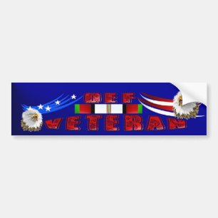 OEF Afghanistan Veteran Bumper Sticker
