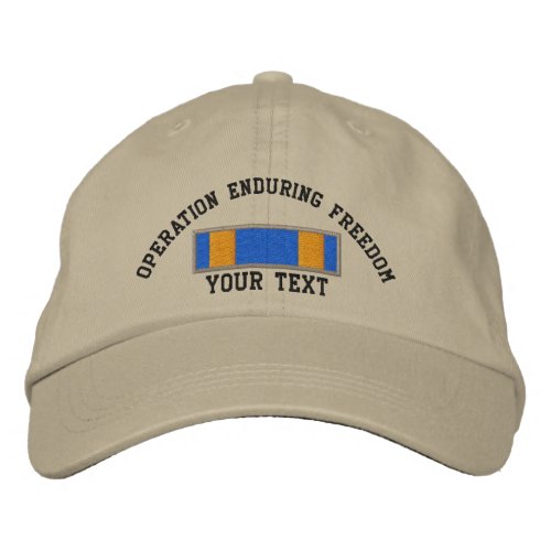 OEF Air Medal Embroidered Baseball Hat