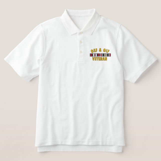 OEF & OIF Vet Embroidered Shirt (Design Front)