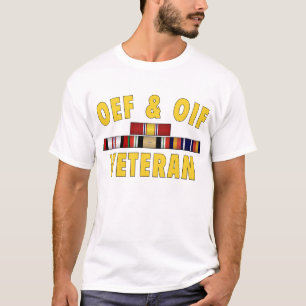 OEF & OIF Veteran - Front Logo T-Shirt
