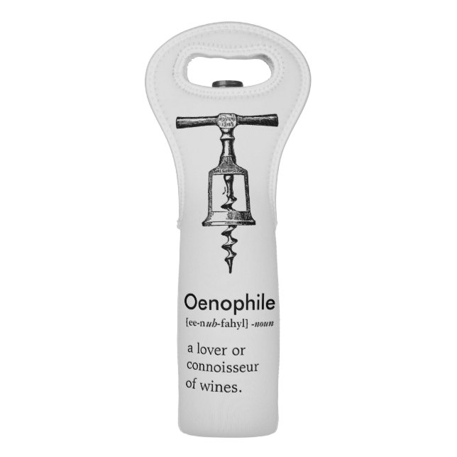 Oenophile Definition | Wine Tote (Front)