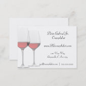 Oenophilist Red Wine Business Cards (Front/Back)