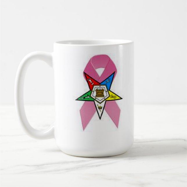 OES Breast Cancer Awareness Coffee Mug (Left)