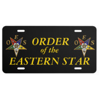 OES CUSTOM LICENSE PLATE ALUMINUM or PLASTIC