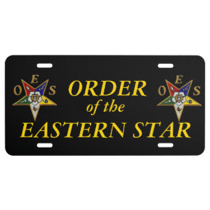 OES CUSTOM LICENSE PLATE ALUMINUM or PLASTIC