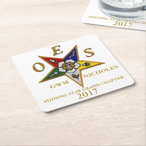OES CUSTOM SQUARE COASTERS Zazzle
