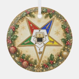 OES Eastern Star Christmas Ornament